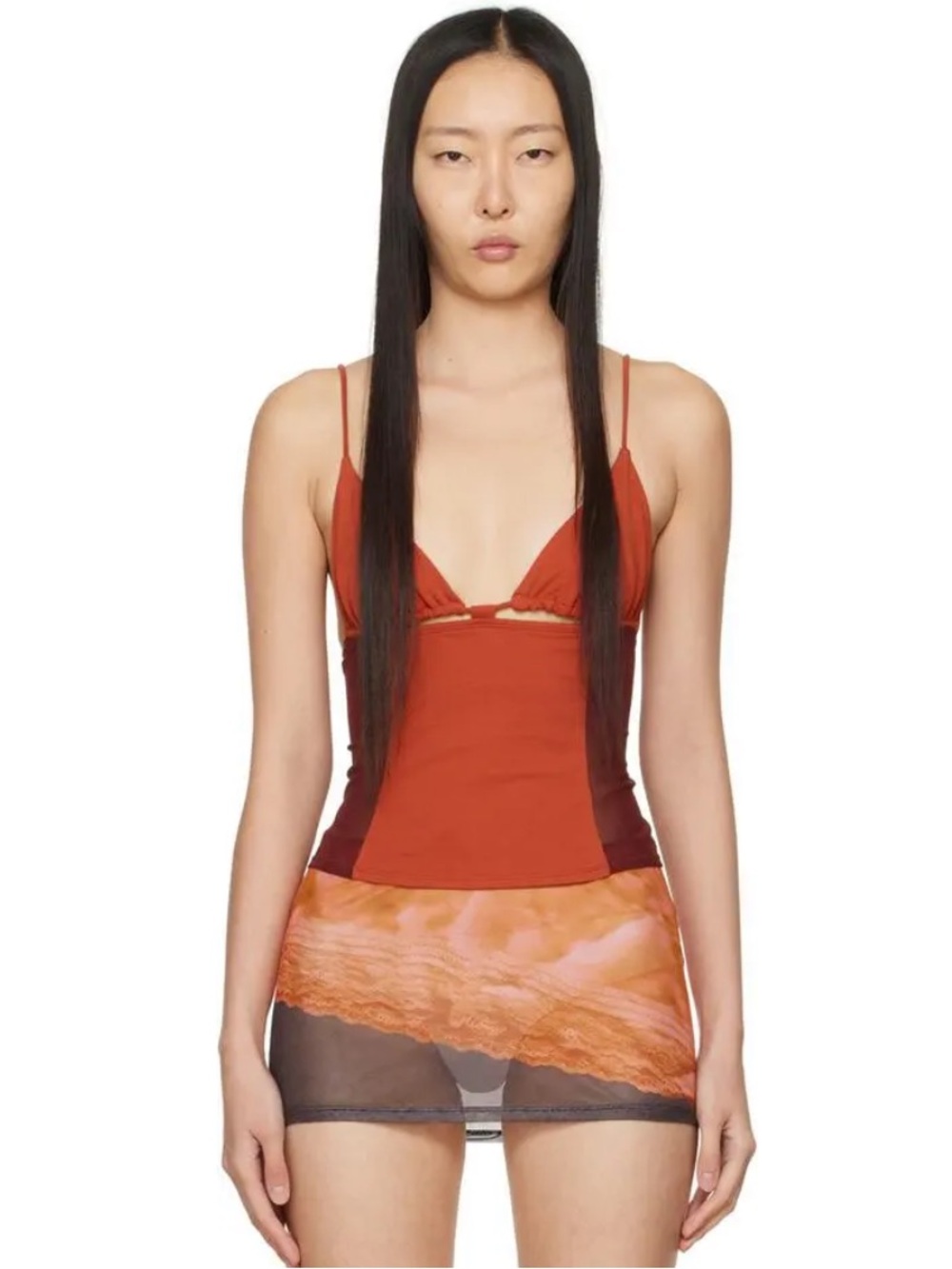 Miaou Ellie Top - Crimson